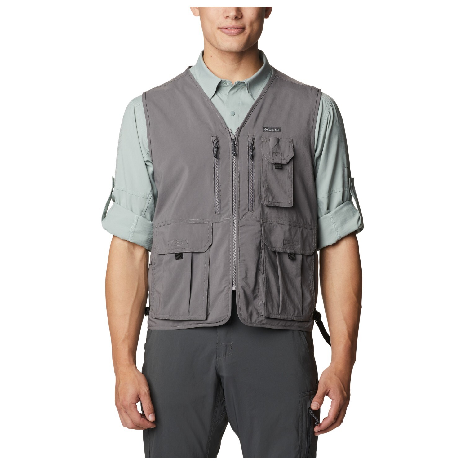

Жилет из софтшелла Columbia Silver Ridge Utility Vest, цвет City Grey