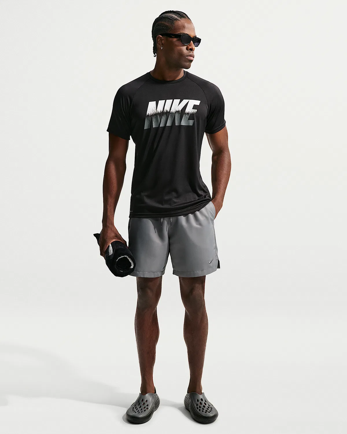 Мужские плавки Nike Swim Fadeaway Essential 7" с полной подкладкой, Cool Grey