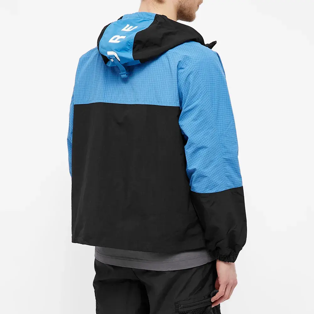 Мужская куртка Adidas Originals, цвет Blue with Black Lettering — фото 4