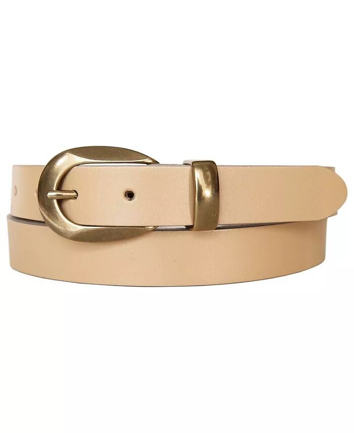 

Женский ремень для брюк из кожи с металлической петлей Lucky Brand, белый