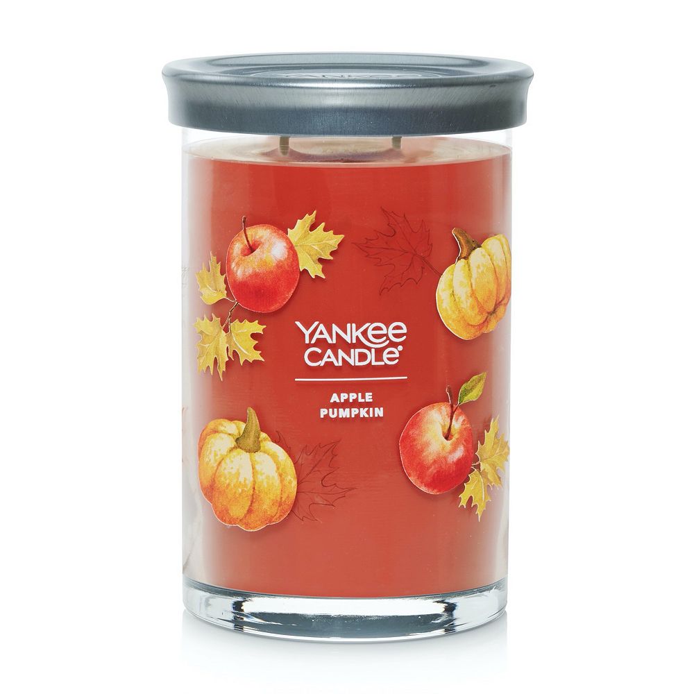 

Yankee Candle Apple Pumpkin, 20 унций. Фирменная большая свеча-тумблер, цвет Dark Orange