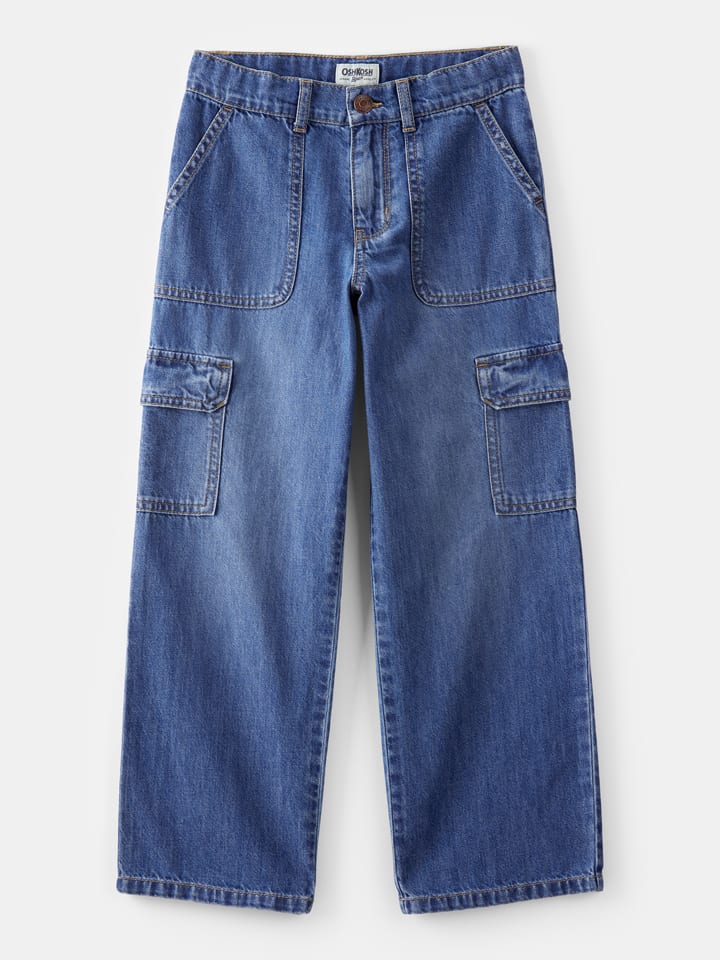 

Джинсы свободного кроя синего цвета OshKosh