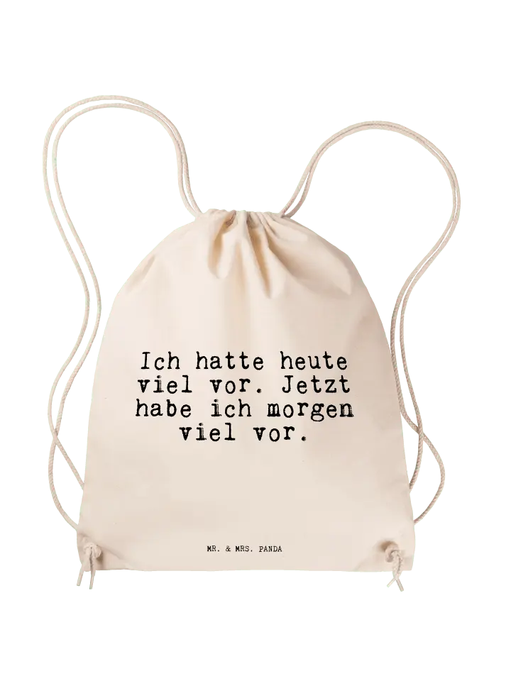 

Спортивная сумка Mr. & Mrs. Panda, кремовый