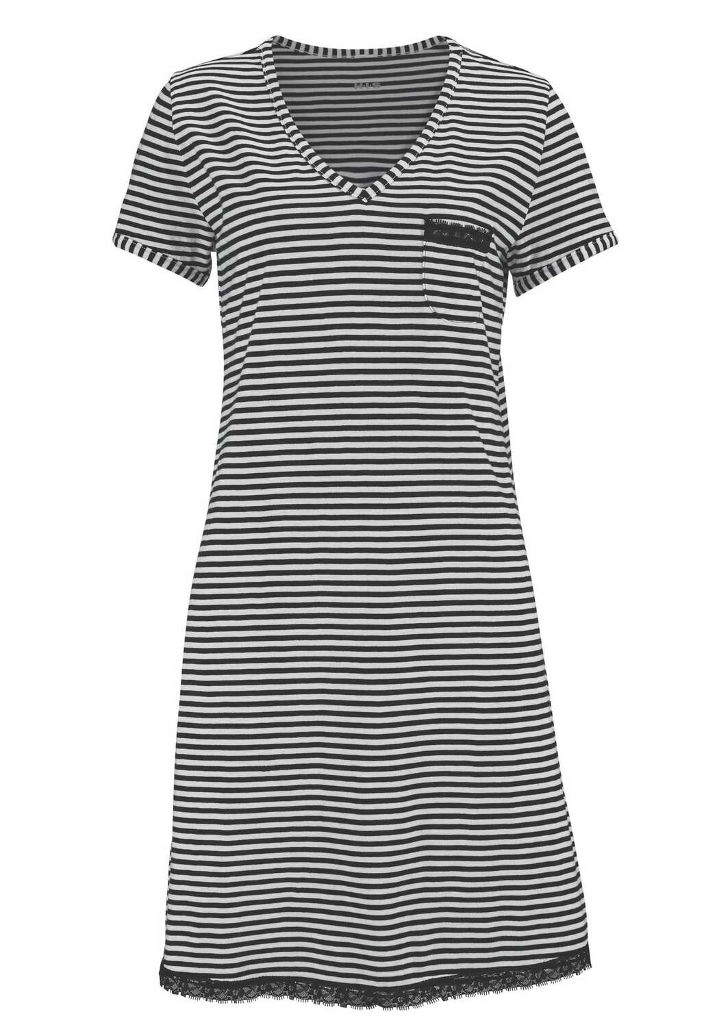 

H.I.S Ночнушка в черном цвете