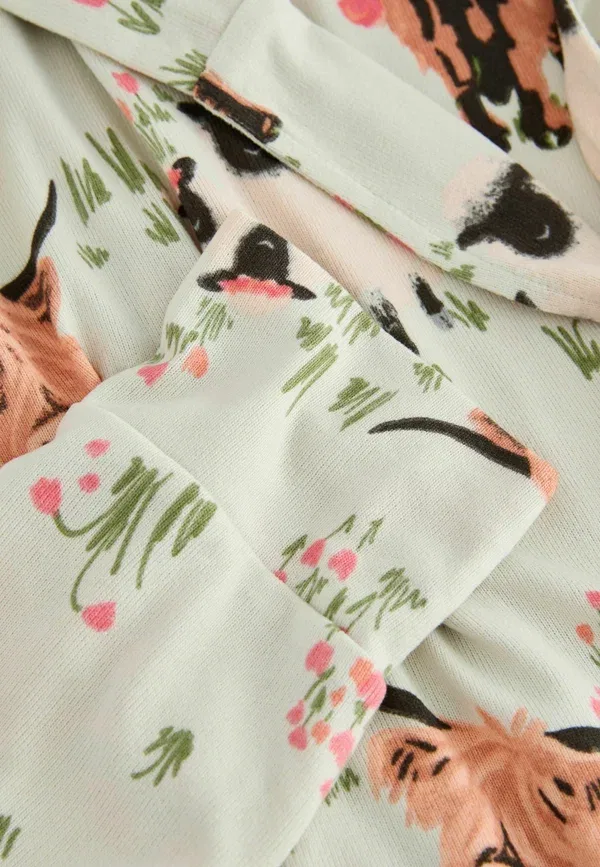 Халат Next, Regular fit dressing gown, цвет шалфейно-зеленый — фото 3