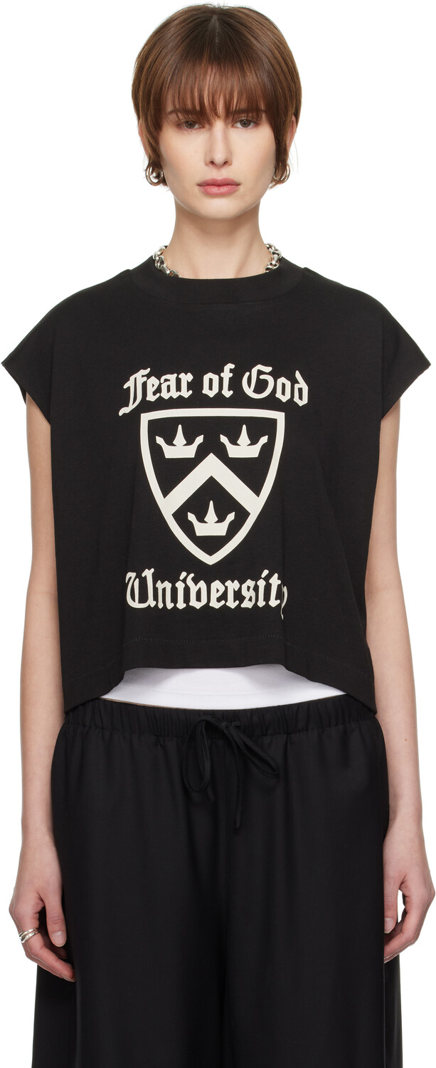 

Футболка укороченная Fear of God EENTIAL Tri-Blend Muscle Fear of God ESSENTIALS