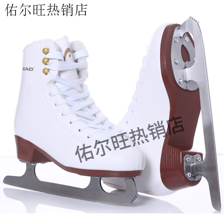 

HEAD Коньки для фигурного катания F200 White, утепленные, с плюшевой подкладкой, для детей и взрослых (для широкой стопы, рекомендуем взять на размер больше) _ Plus 38