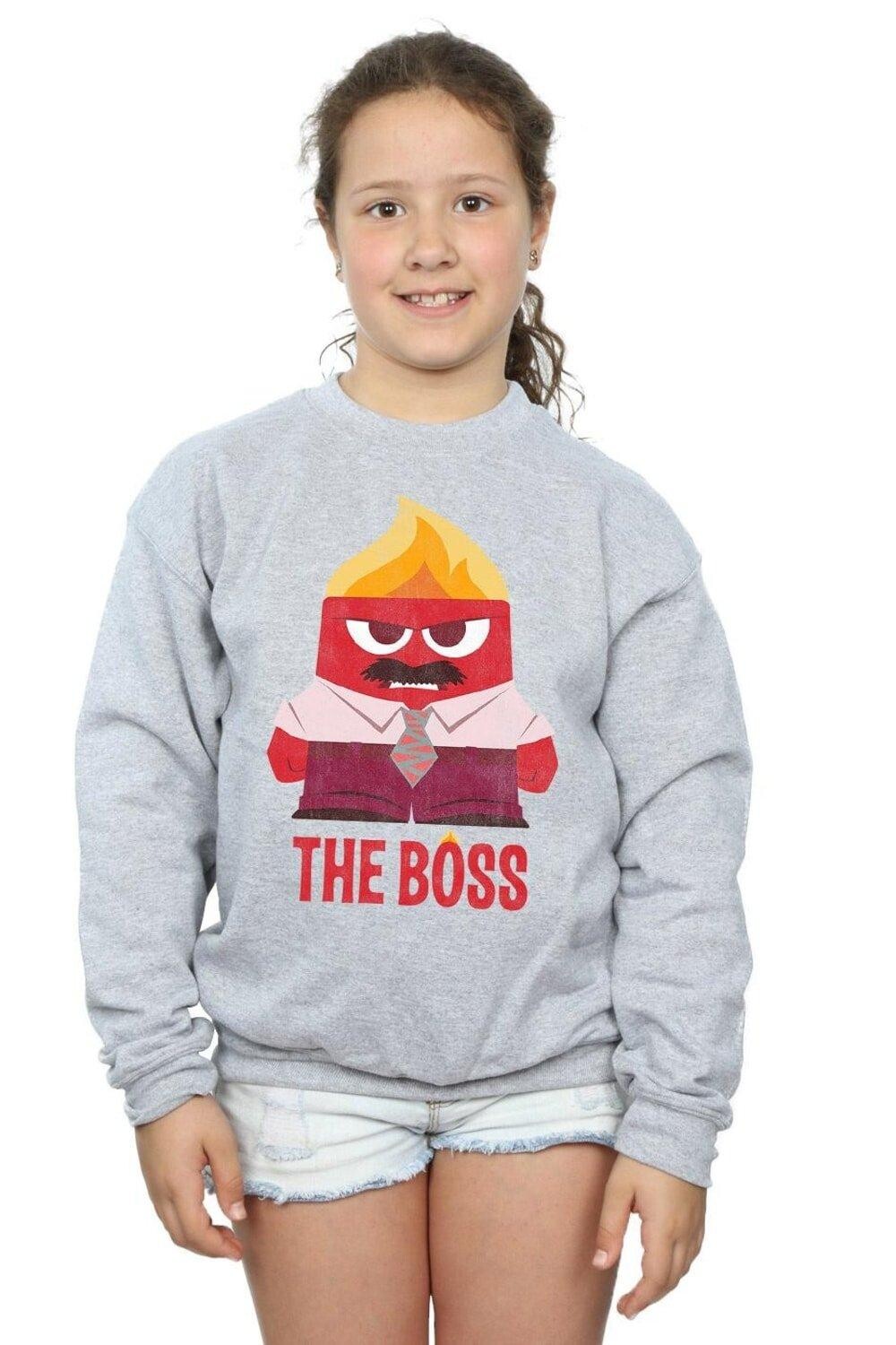 

Толстовка Inside Out Anger The Boss Disney, серый