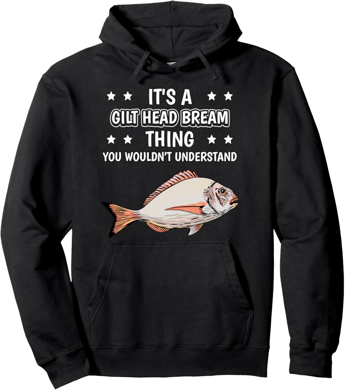 

Это фишка Gilt Head Bream: толстовка Gilt Head, черная Funny Gilt Head Bream Gifts Women Men Kids