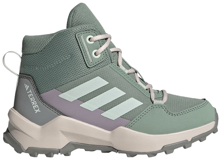 

Кроссовки adidas Terrex AX4R Mid K 'Silver Green', зеленый