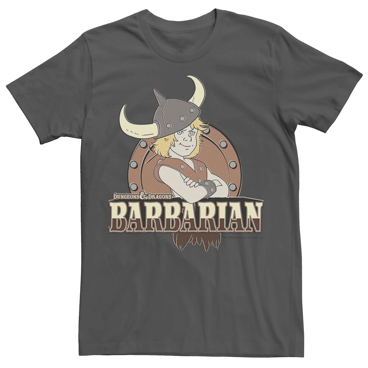 

Мужская футболка с логотипом Dungeons & Dragons Barbarian Licensed Character