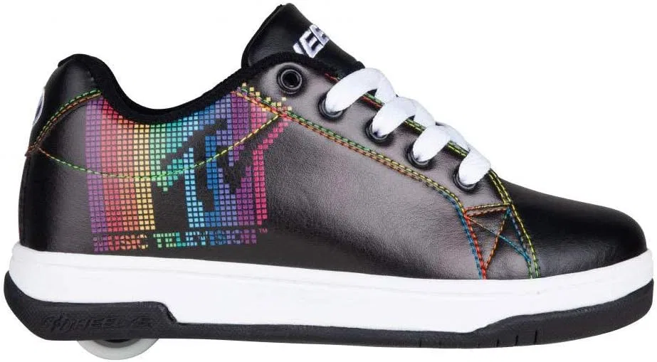 Мужские кроссовки Heelys X MTV MTV Split (Hes10359) для легкой атлетики, Black White Rainbow Pu — фото 3