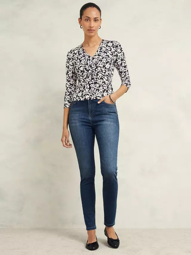 

Топ Hobbs Hobbs Simmy Floral, цвет navy/multi