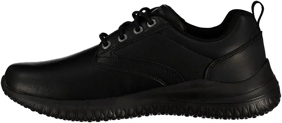 Мужские кроссовки Skechers Delson 3.0 Glavine, Black (Black Leather) — фото 3
