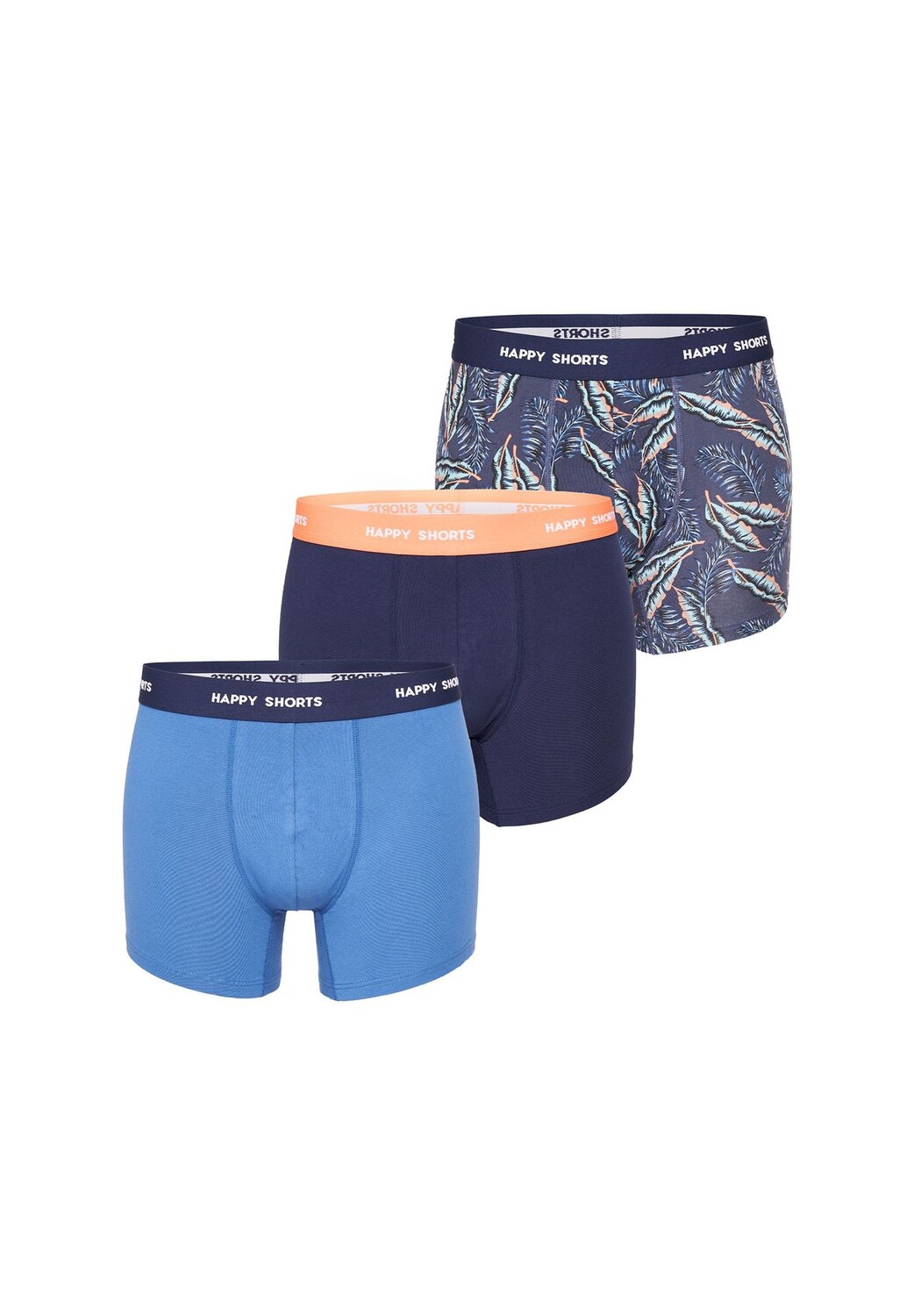 

Трикотажные трусы в стиле ретро HAPPY SHORTS, цвет Blue Leaves Herren