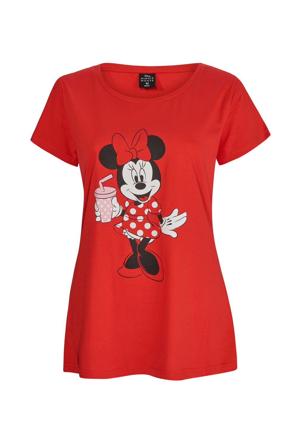 

Футболка с принтом MINNIE MOUSE Mickey & Minnie, красный
