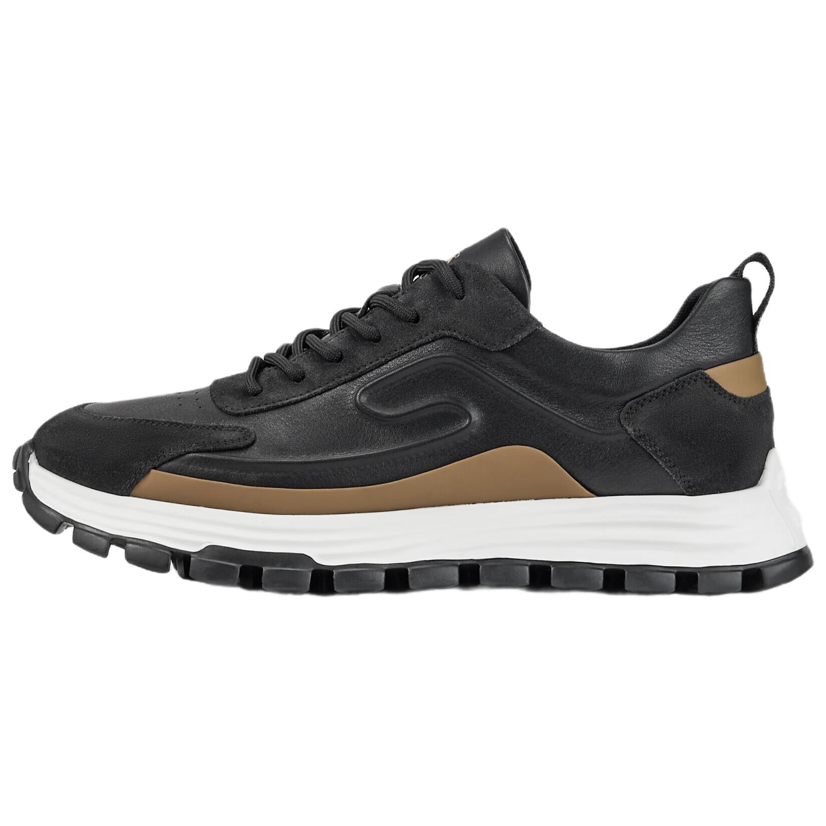 

LOUISPRO Мужские низкие повседневные туфли с устойчивым к истиранию покрытием черные, цвет Black