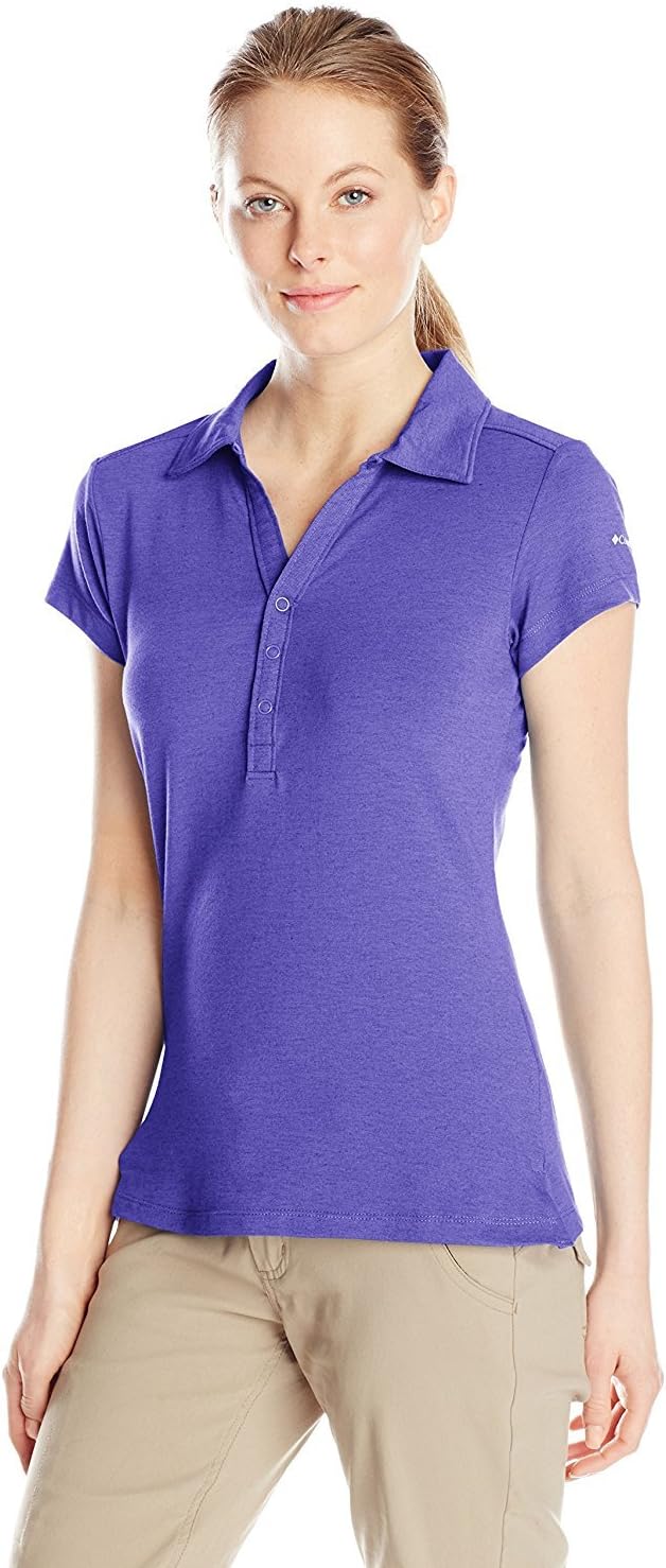 

Columbia Women's Shadow Time Polo Shirt, Purple Lotus