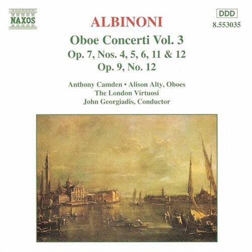 

CD диск Albinoni / Camden / Alty / Georgiadis: Oboe Concerti 3