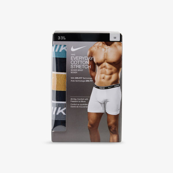 

Боксеры Nike из стрейч-хлопка Dri-Fit 3 шт, мультиколор