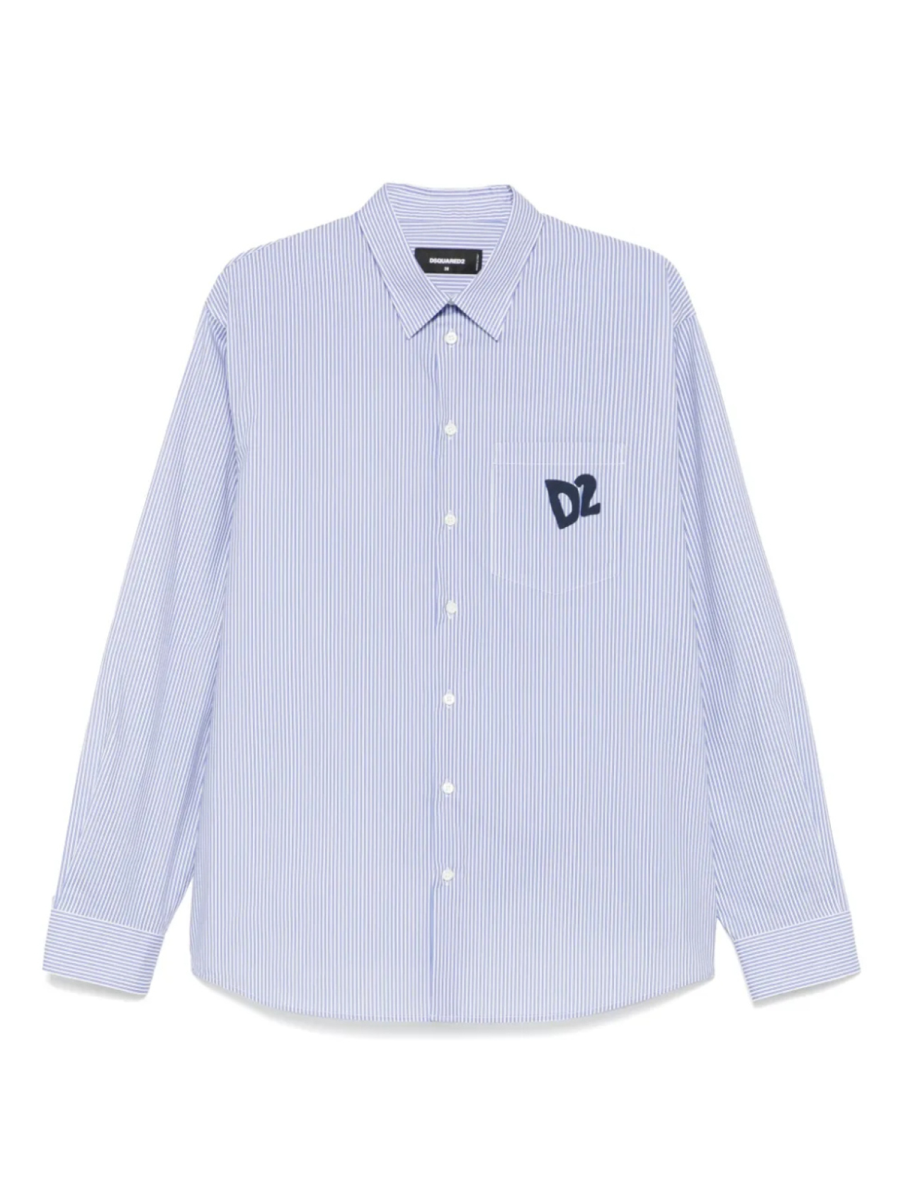 

DSQUARED2 рубашка с логотипом, синий