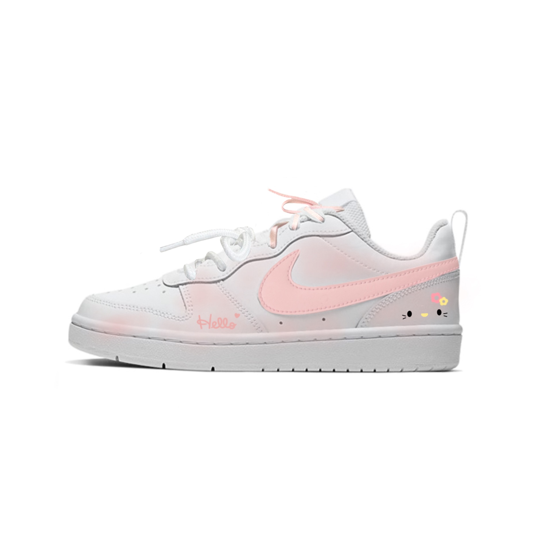 

Кроссовки для скейтбординга Court Borough 2 Court Borough Low 2 для подростков Nike, розовый