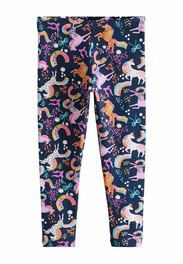 Леггинсы брюки Next, Navy Unicorn