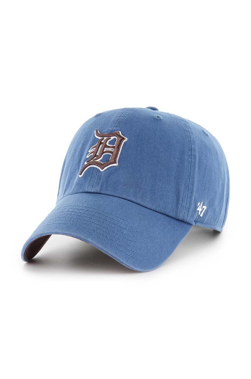 

Хлопковая бейсболка 47 бренда MLB Detroit Tigers 47 Brand, синий