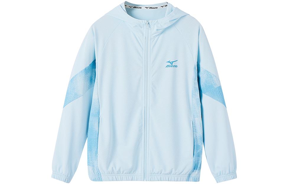 Детская одежда с защитой от солнца Mizuno, светло-голубой