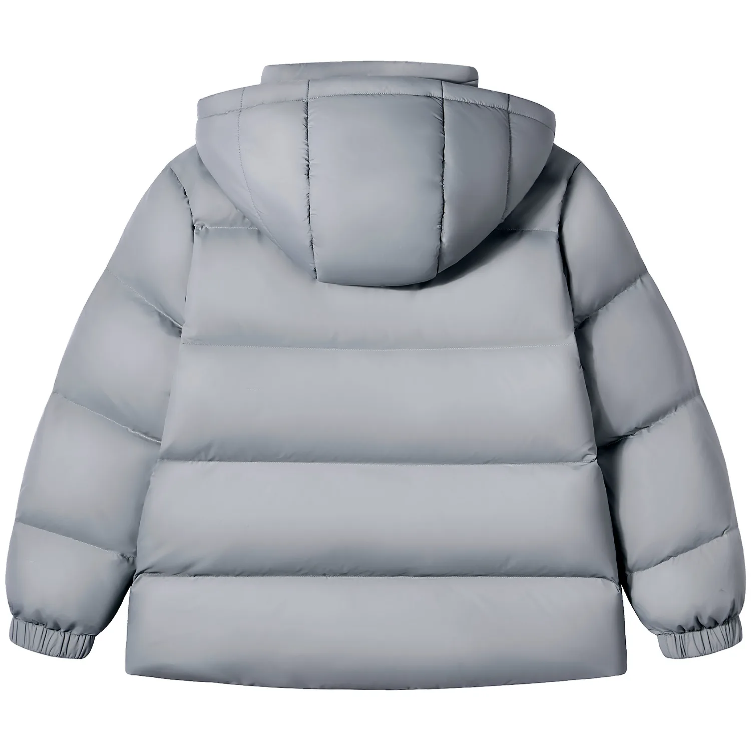 Детская пуховая куртка с капюшоном утепленная ветрозащитная CAMEL, Recycling Gray — фото 4