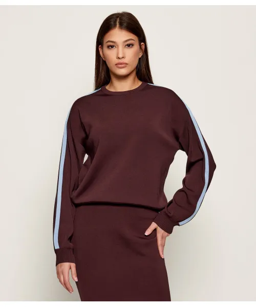 

Бордовая толстовка Regular fit Pinko, красный