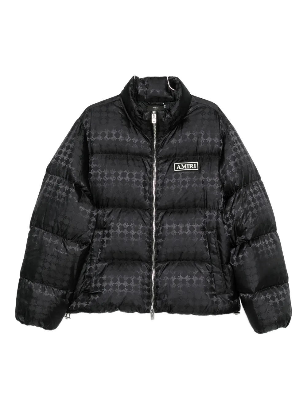 

Стеганая куртка с жаккардовым узором Amiri, черный