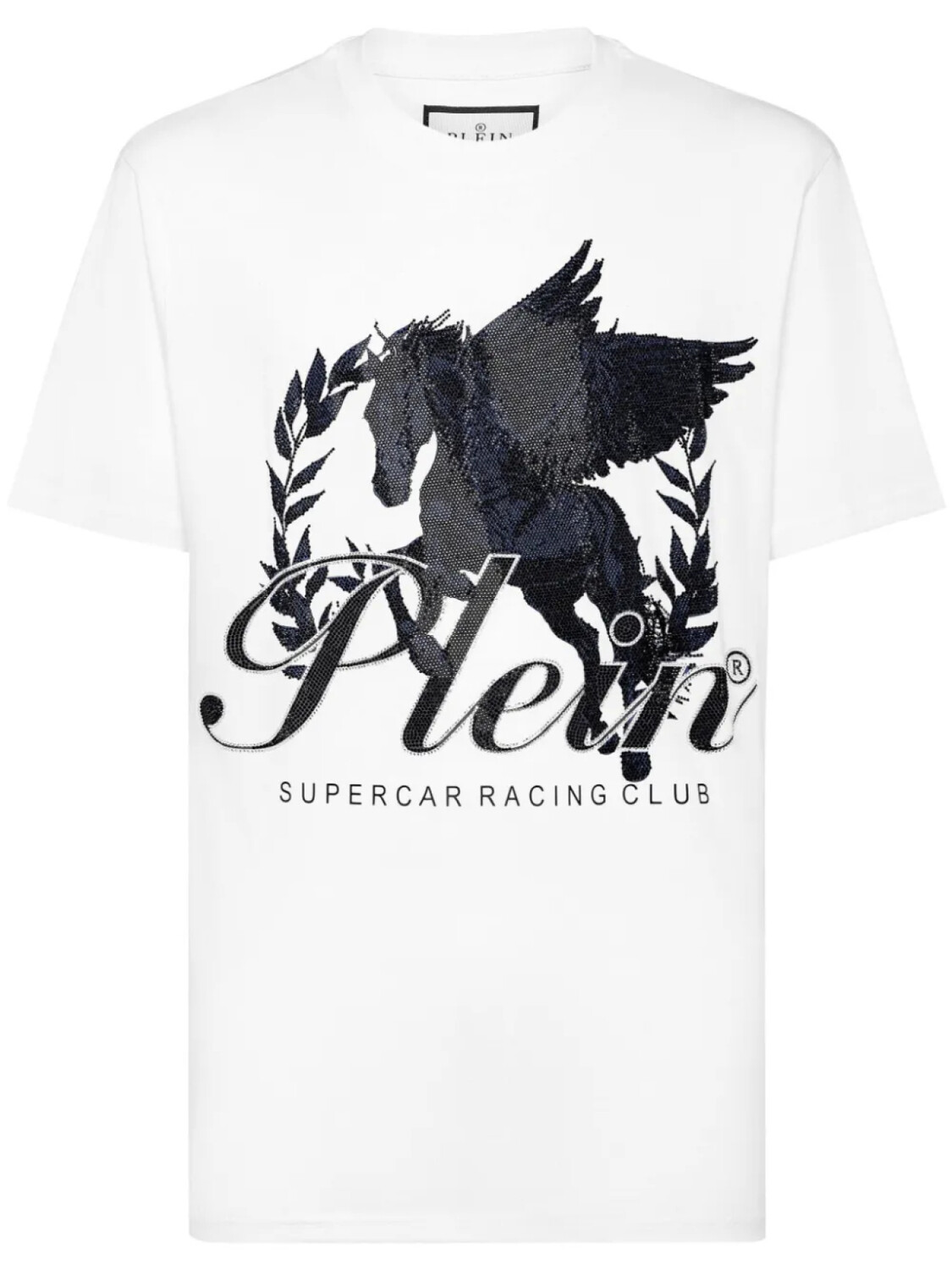 

Футболка Philipp Plein SS Racing Club, белый