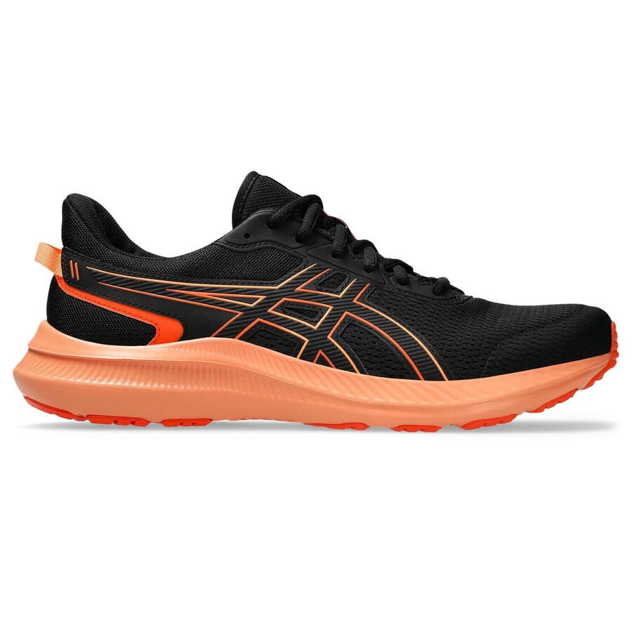 Кроссовки для бега по шоссе, мужские - ASICS Jolt 5 - чёрный/новый оранжевый