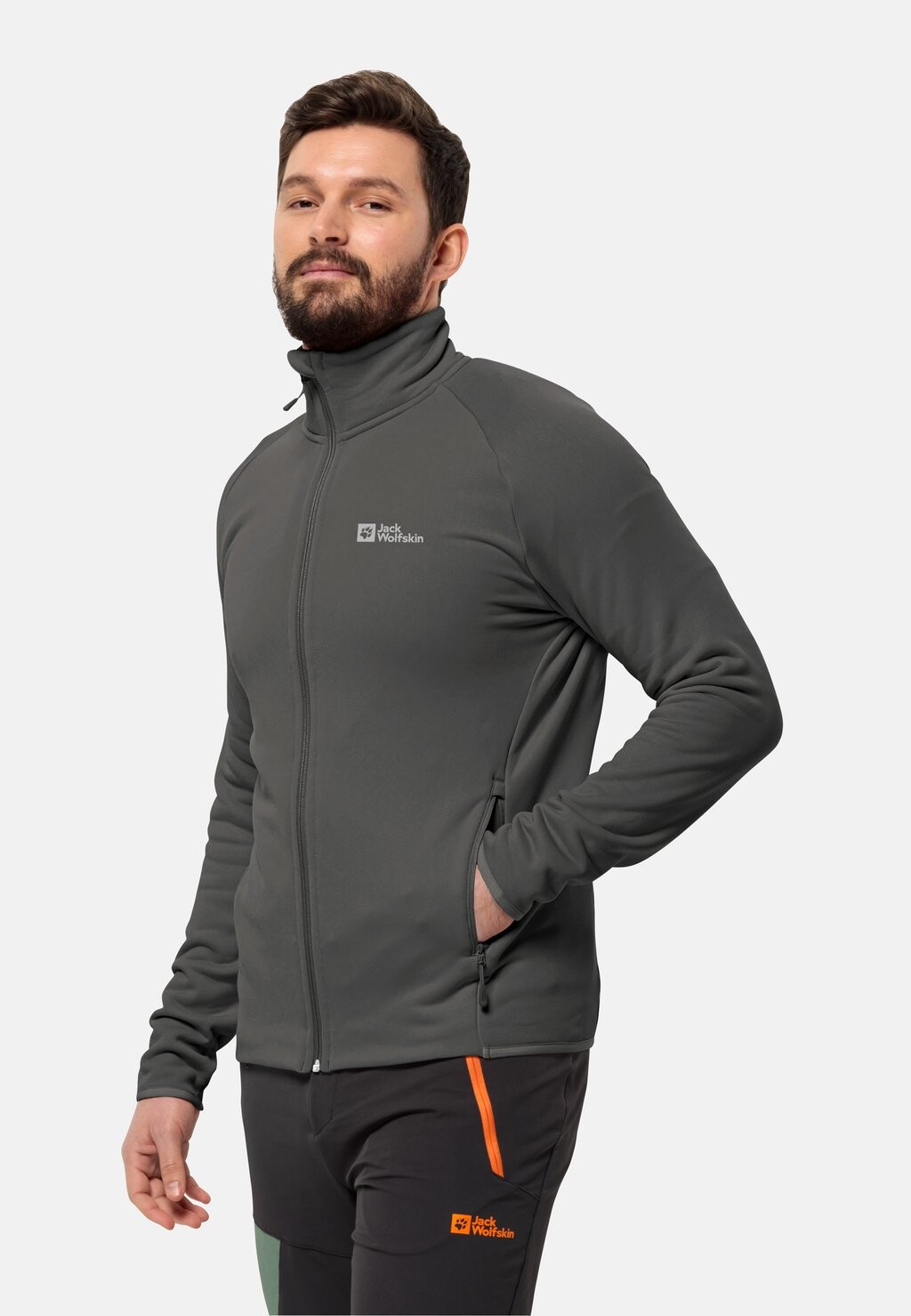 

Флисовая куртка BAISELBERG FZ Jack Wolfskin, цвет slate