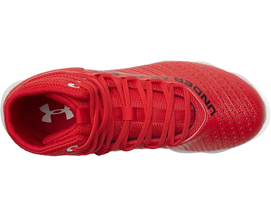 Кроссовки Under Armour Kids Highlight Fran RM 2.0 (Toddler/Little Kid/Big Kid), Red/Black/White — фото 2