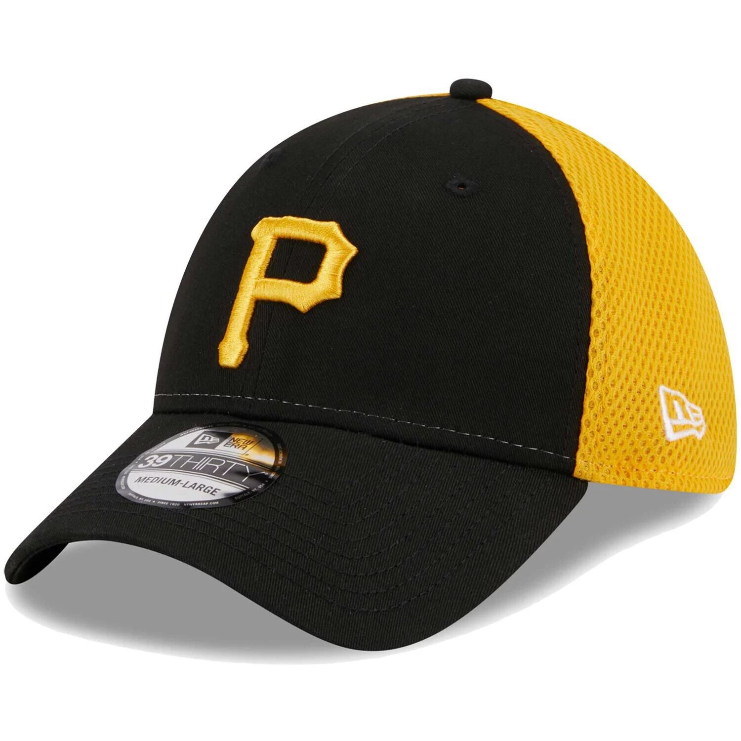 

Мужская черная кепка New Era Pittsburgh Pirates Team Neo 39THIRTY Flex Hat