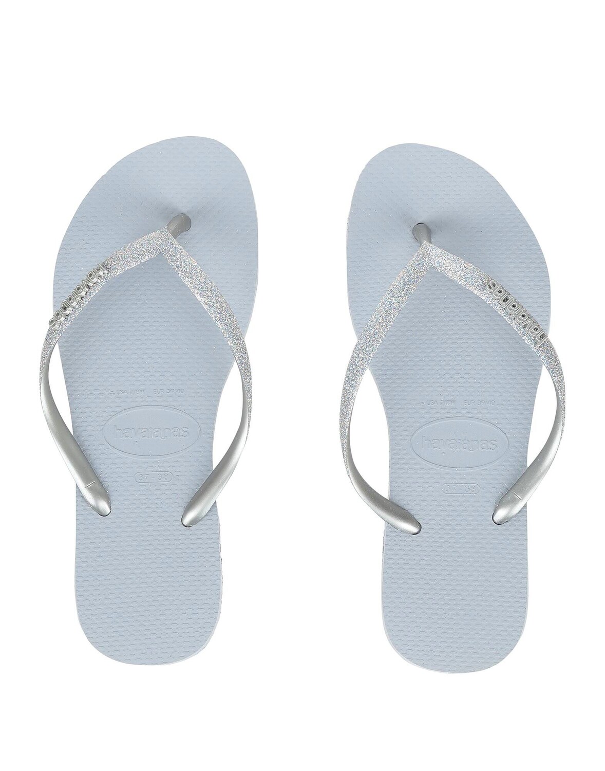 

Сандалии Havaianas, серебро