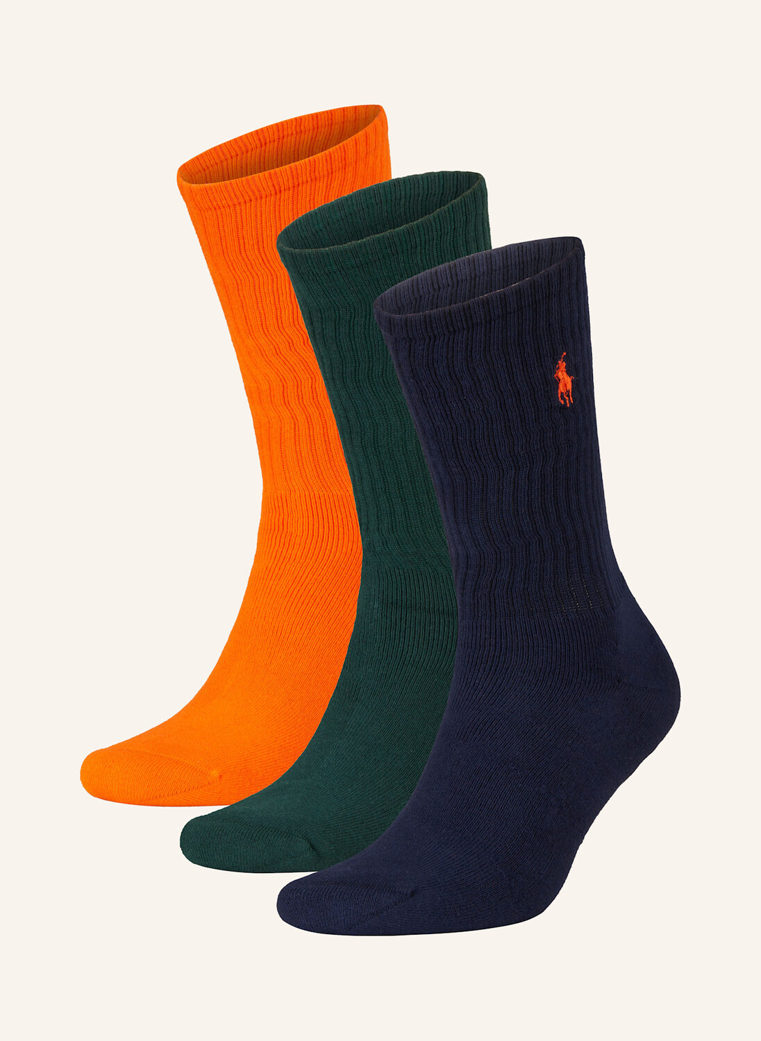 

Упаковка из 3 носков POLO RALPH LAUREN, цвет 001 ORANGE