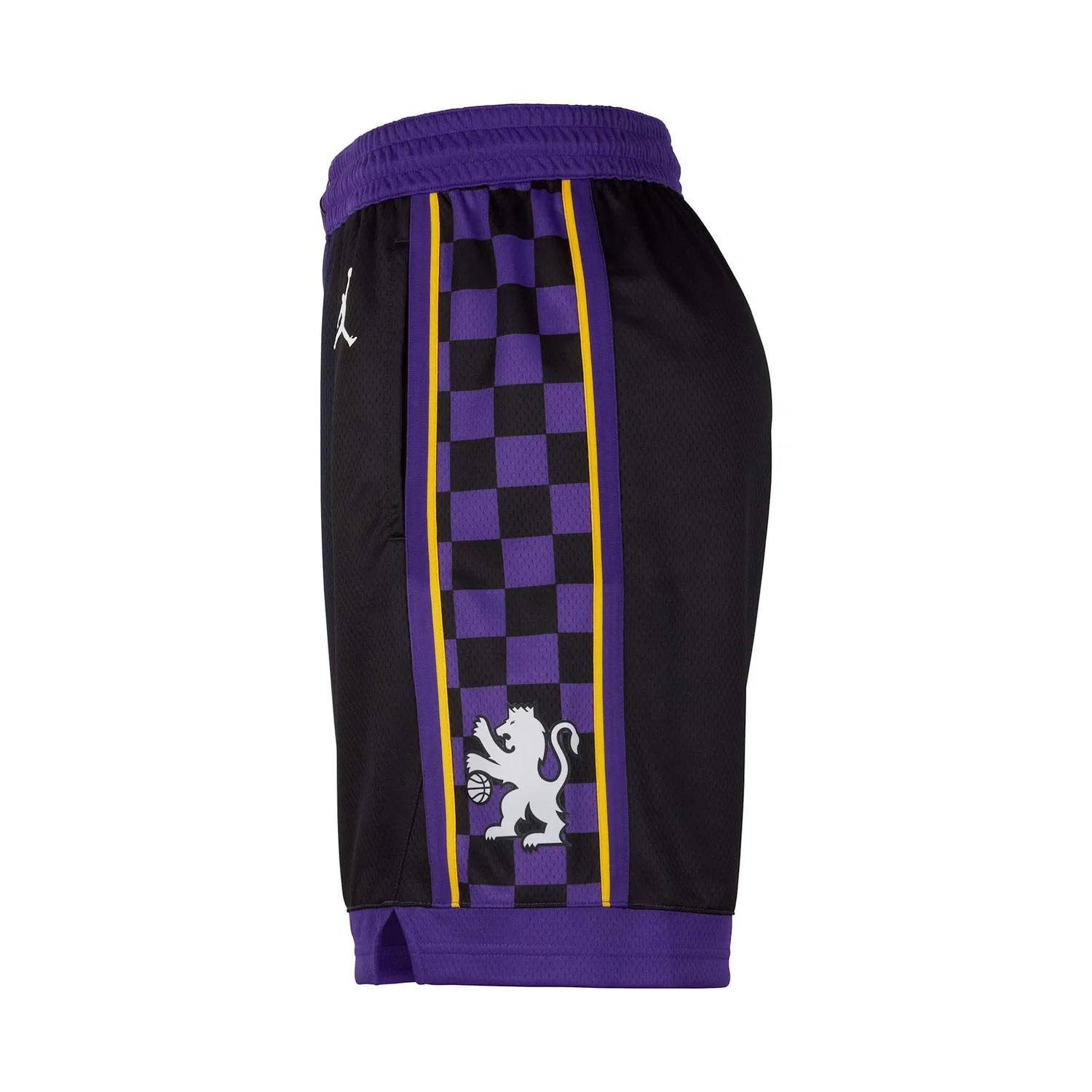 Шорты баскетбольные Sacramento Kings мужские Jordan, Purple/White — фото 3