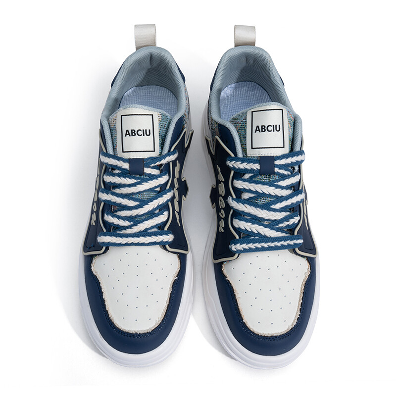 

Кроссовки Seattle Palm Stylish Skateboarding Shoes Unisex Low-top, синий