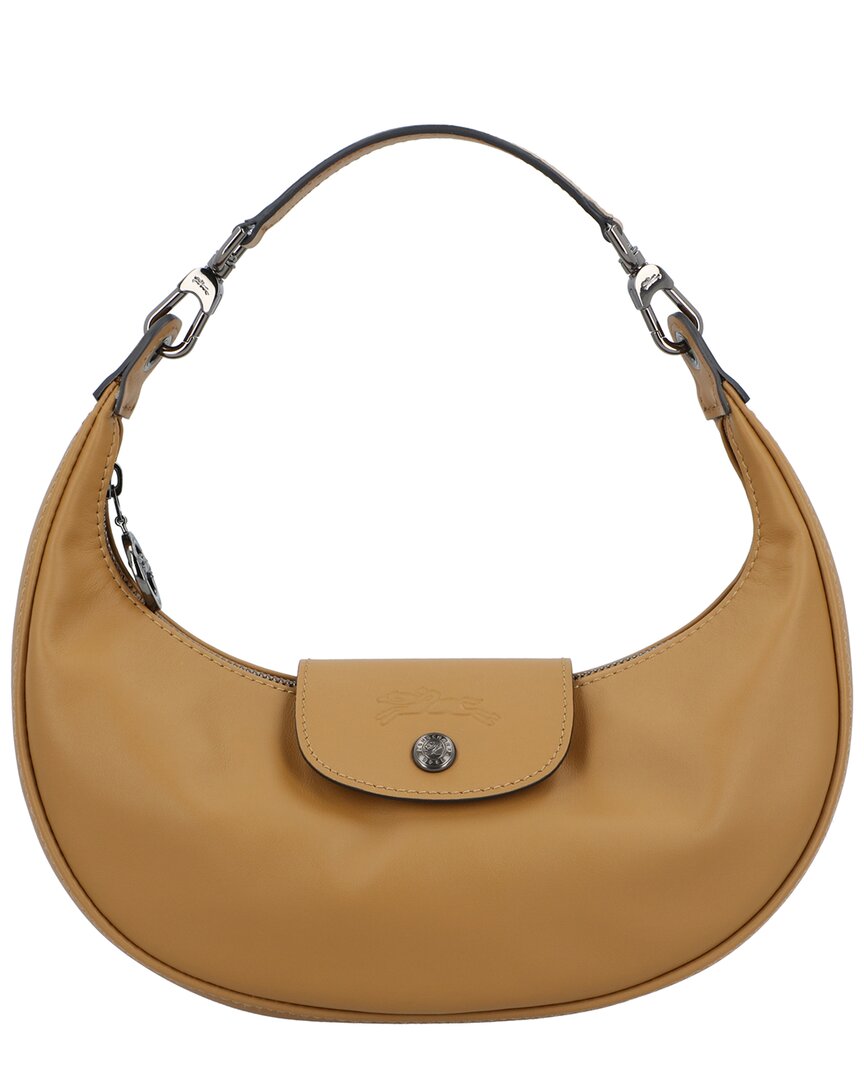 

Longchamp Le Pliage Xtra Small Кожаная сумка через плечо, коричневый