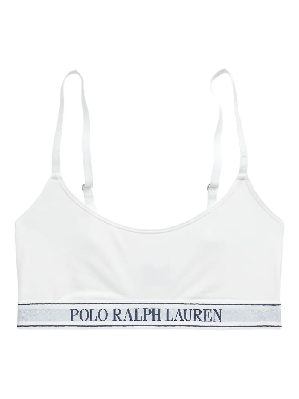 

Бралетт с повторяющимся логотипом Polo Ralph Lauren, белый