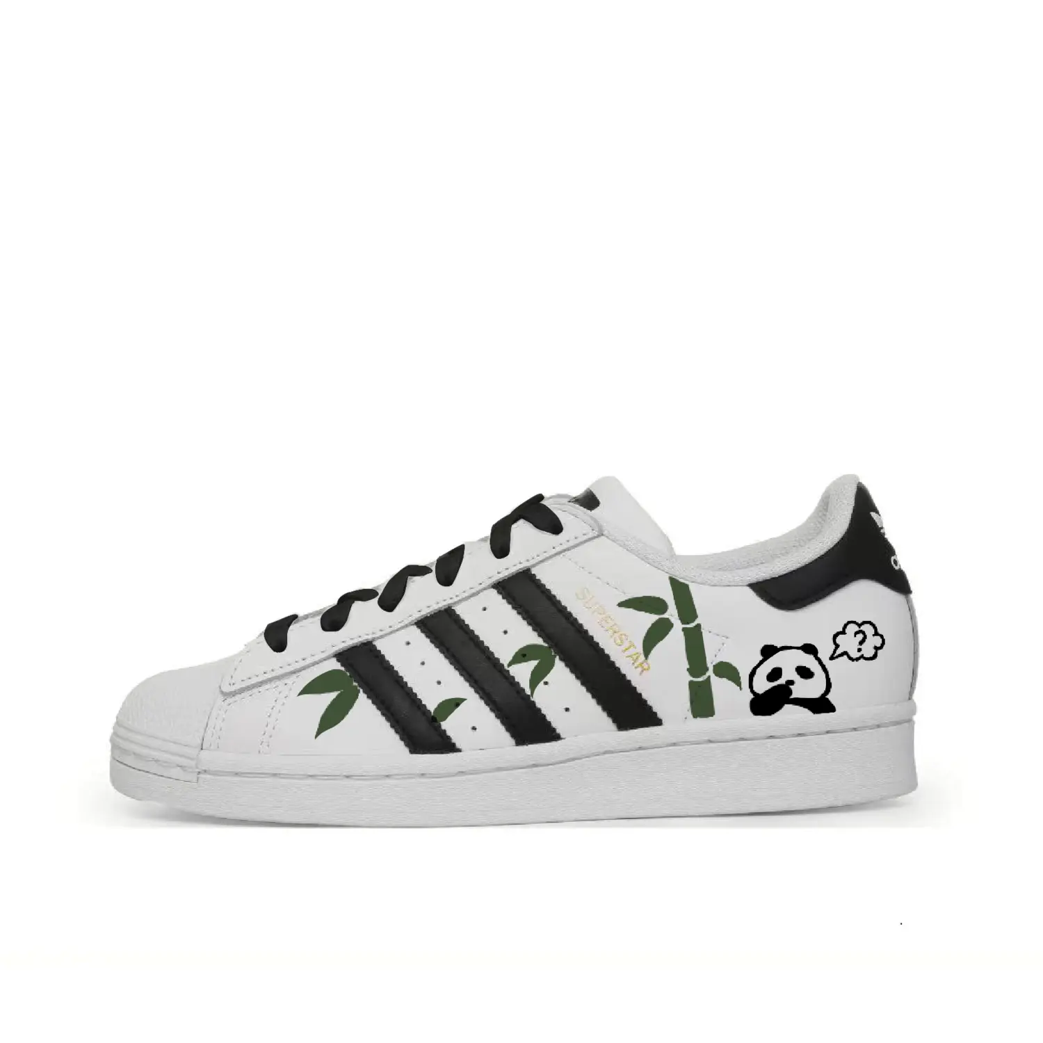 

Кроссовки для скейтбординга Superstar, унисекс, низкие, черный Adidas Originals