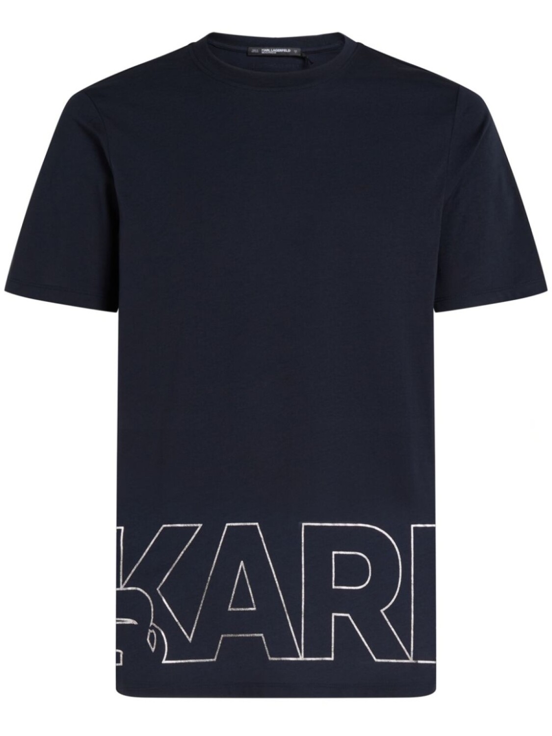 

Футболка с металлическим логотипом Karl Lagerfeld, синий