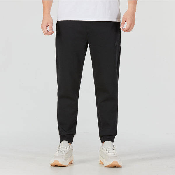 Спортивные штаны Men's adidas Mh Slim Knpnt Solid Color Logo Printing Elastic Waistband Sports Pants/Trousers/Joggers Black, черный — фото 3