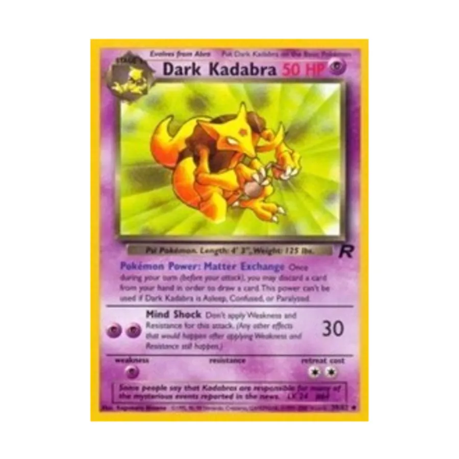

CCG Темная Кадабра (U) #39, Pokemon - Team Rocket - Singles
