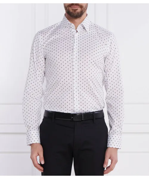 

Рубашка h-hank-kent-c1-214 Slim fit Boss, белый