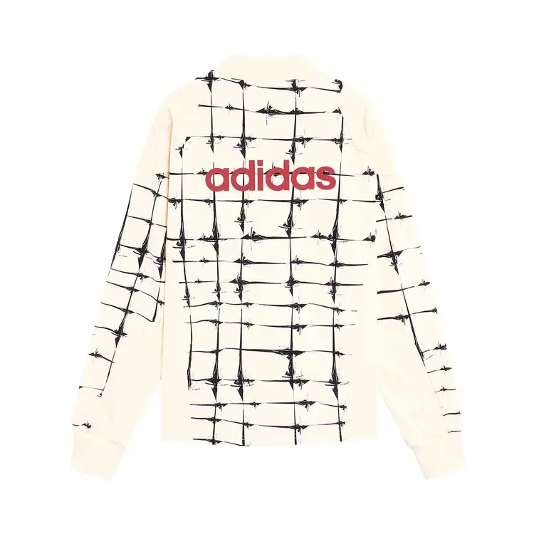 Футболка с длинными рукавами Adidas x Thug Club Goalie, цвет «кремово-белый» — фото 2