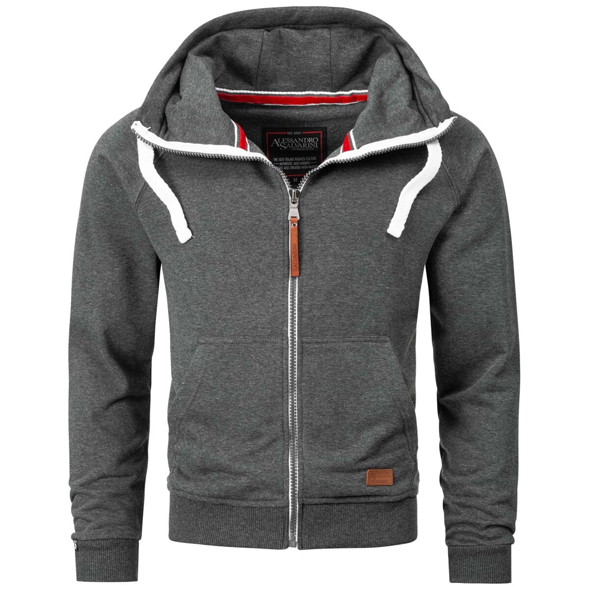 

Толстовка Alessandro Salvarini Jacke AS 192, темно серый